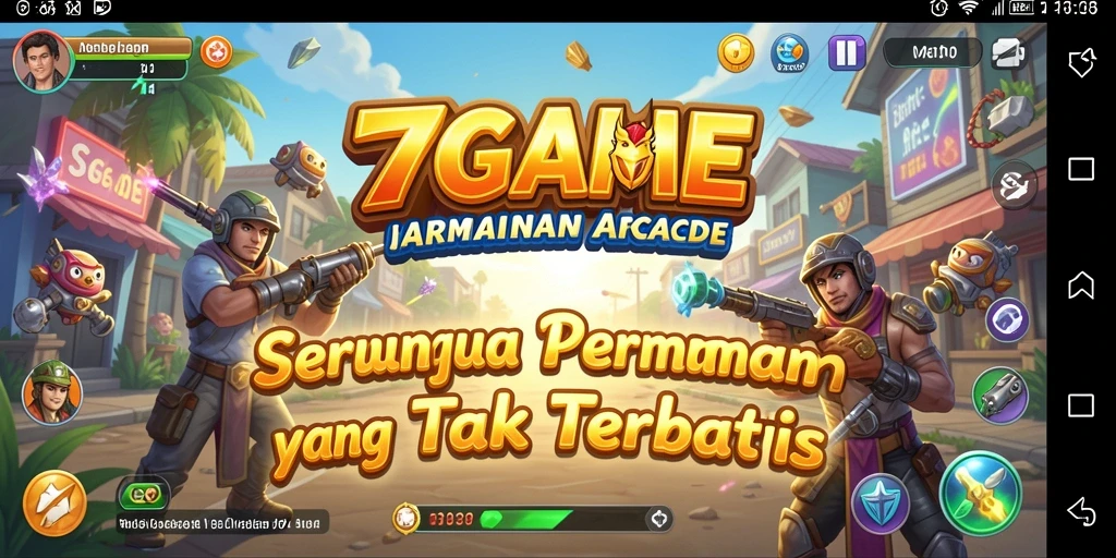Tampilan gameplay seru di 7GAME dengan aksi menantang.