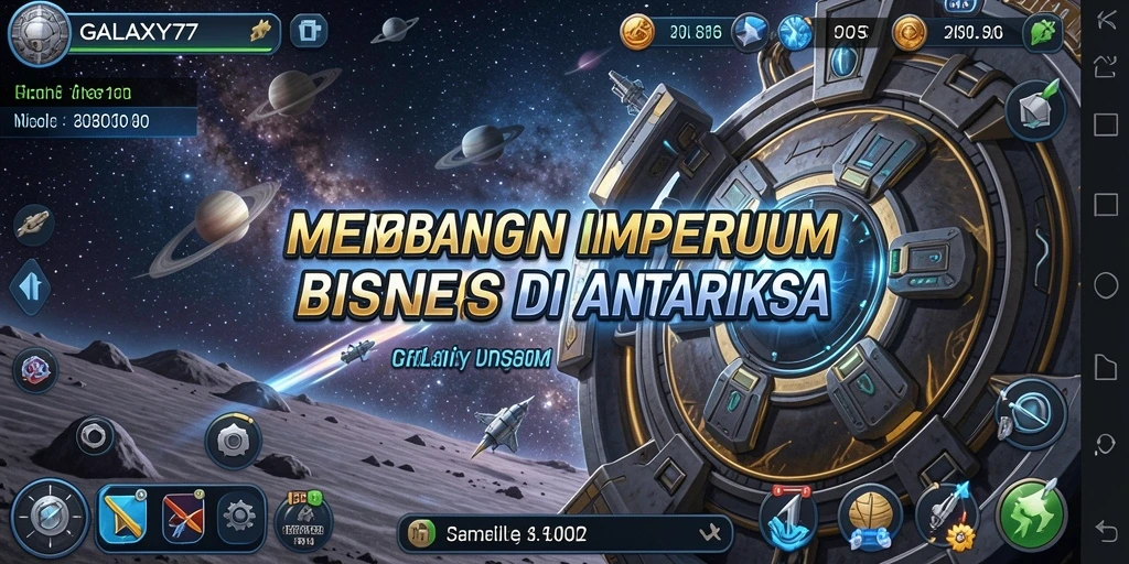 Tampilan menarik dari screenshot gameplay GALAXY77 yang menampilkan antusiasme bisnis Tycoon.