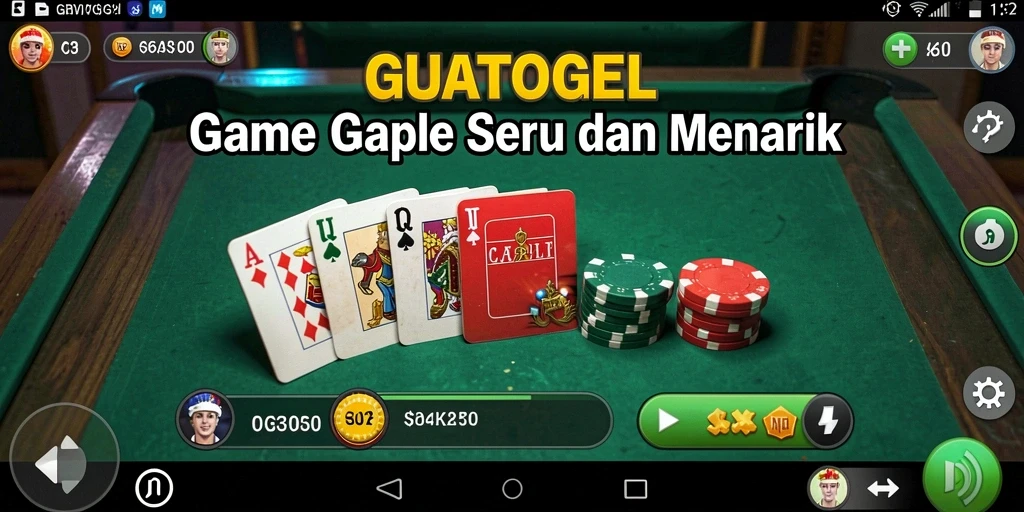 Tampilan gameplay GUATOGEL yang menarik dan interaktif.