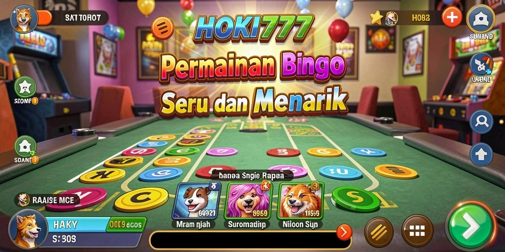 Tampilan screenshot HOKI777 menunjukkan gameplay Bingo yang menarik.
