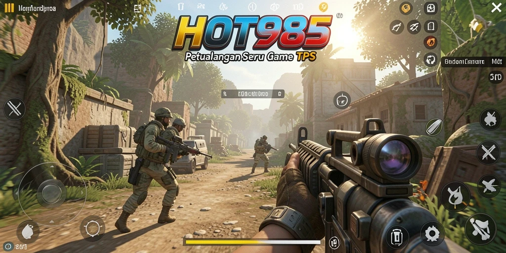 Tampilan gameplay seru dalam aksi TPS yang mendebarkan.