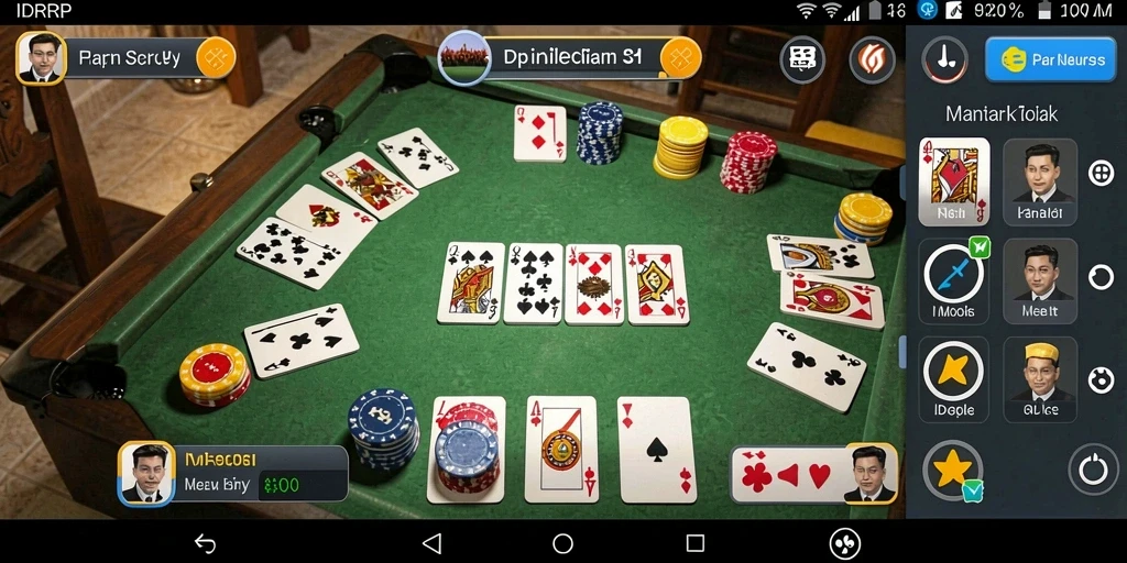 Tangkapan layar gameplay IDRRP dengan desain menarik dan interaksi seru.