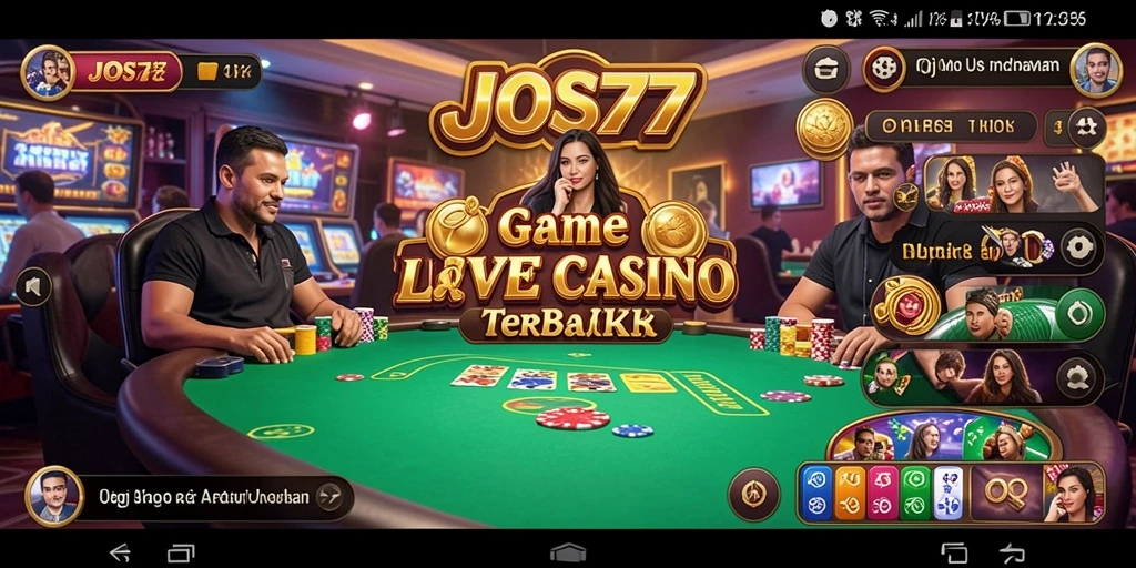 Tampilan gameplay JOS77 yang seru dan interaktif dalam Live Casino.