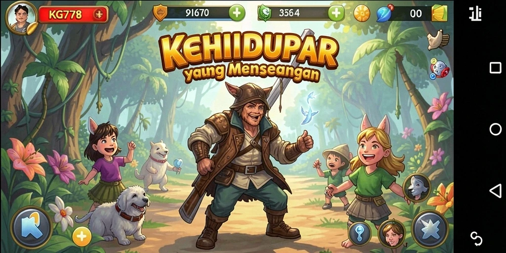 Tampilan gameplay KG778 yang mengesankan dan interaktif.
