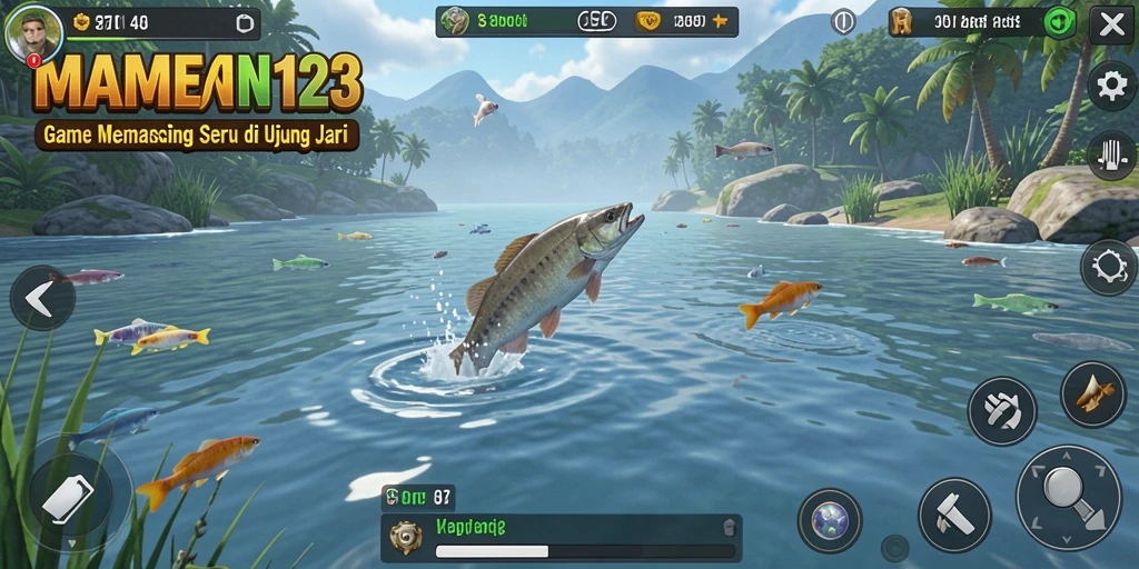 Gameplay memancing seru di MAMEN123 dengan grafik menakjubkan.