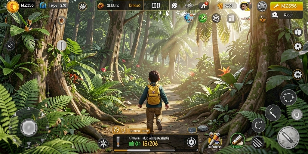 Tampilan gameplay MZ356 yang menarik dan interaktif.