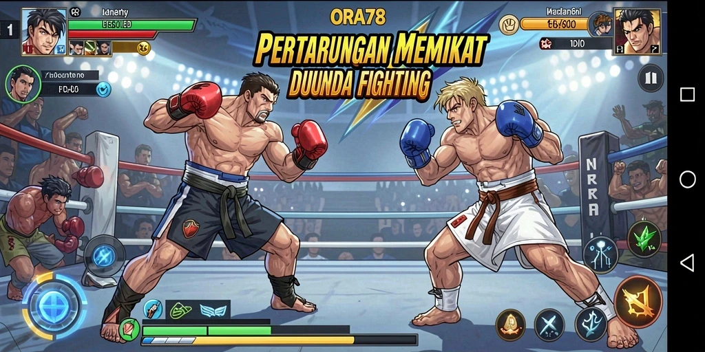 Gameplay seru dengan pertarungan karakter yang epik.