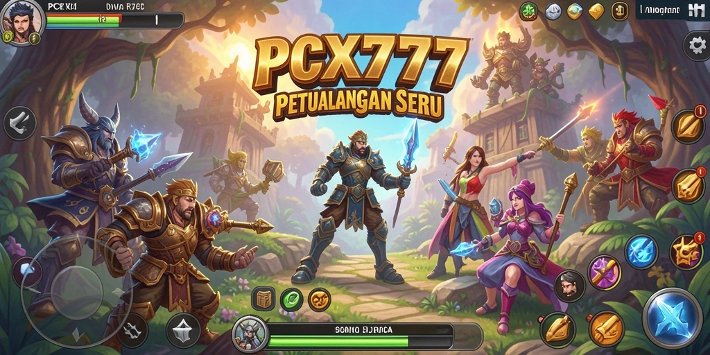 Tampilan menarik gameplay seru dalam PCX777 dengan grafis memukau.