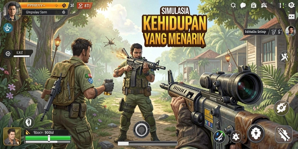 Tampilan gameplay menarik saat memainkan PPRRYY.
