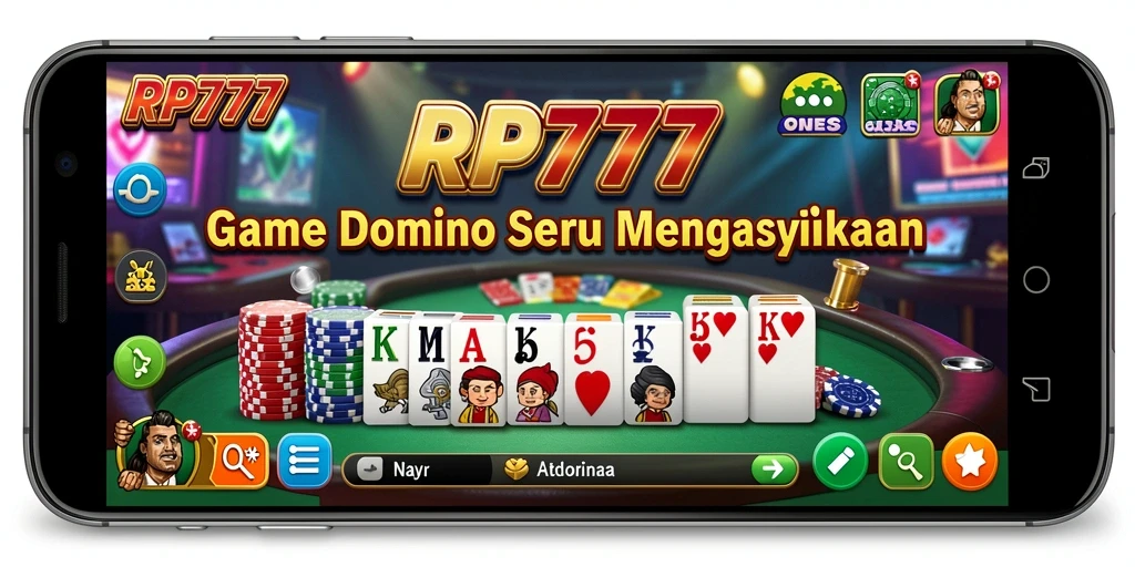 Tampilan gameplay RP777 yang menarik dan interaktif dalam permainan Domino.