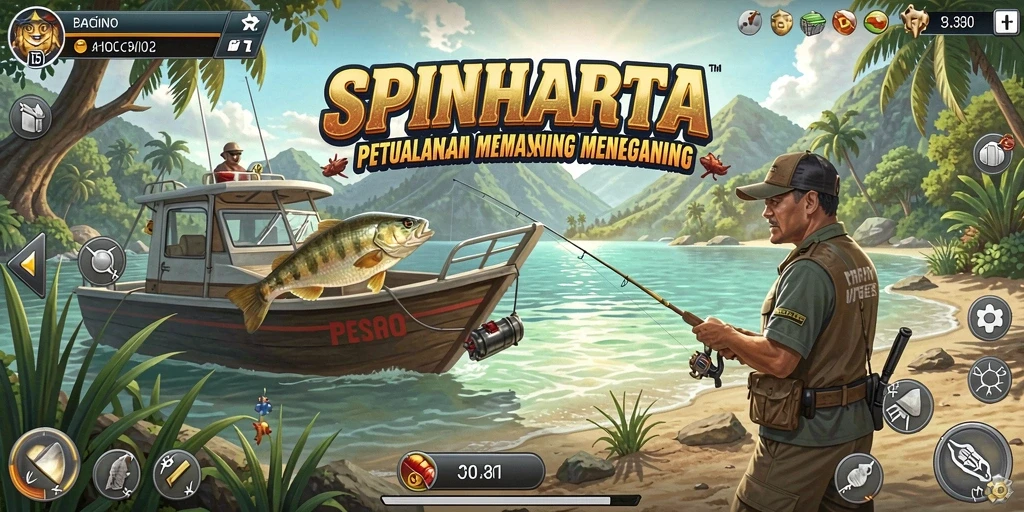 Gameplay memancing yang menegangkan dan memuaskan.