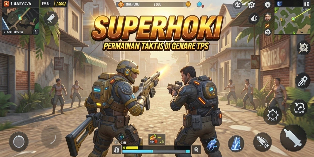 Screenshot gameplay SUPERHOKI dengan aksi RPG yang seru.
