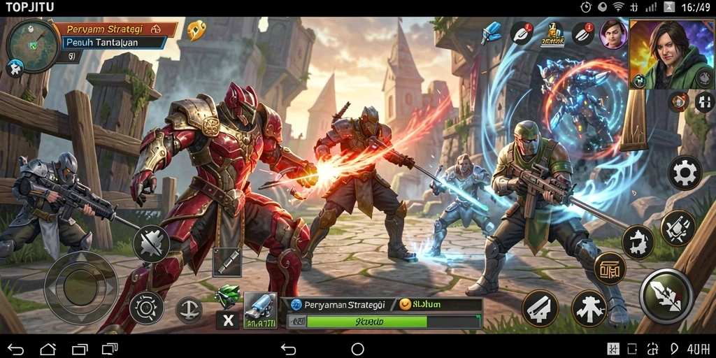 Gameplay seru dan strategi mendebarkan di TOPJITU.