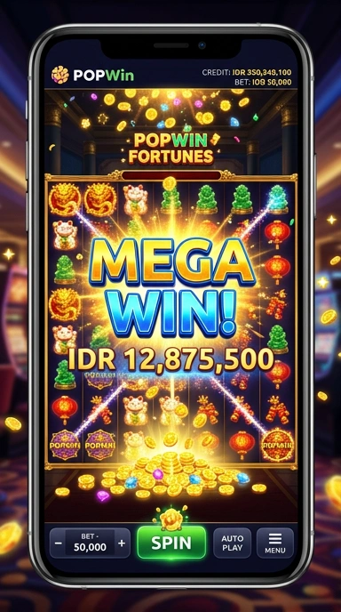 Keamanan aplikasi yang terjamin di popwin menjadikan pengalaman pengguna lebih nyaman.